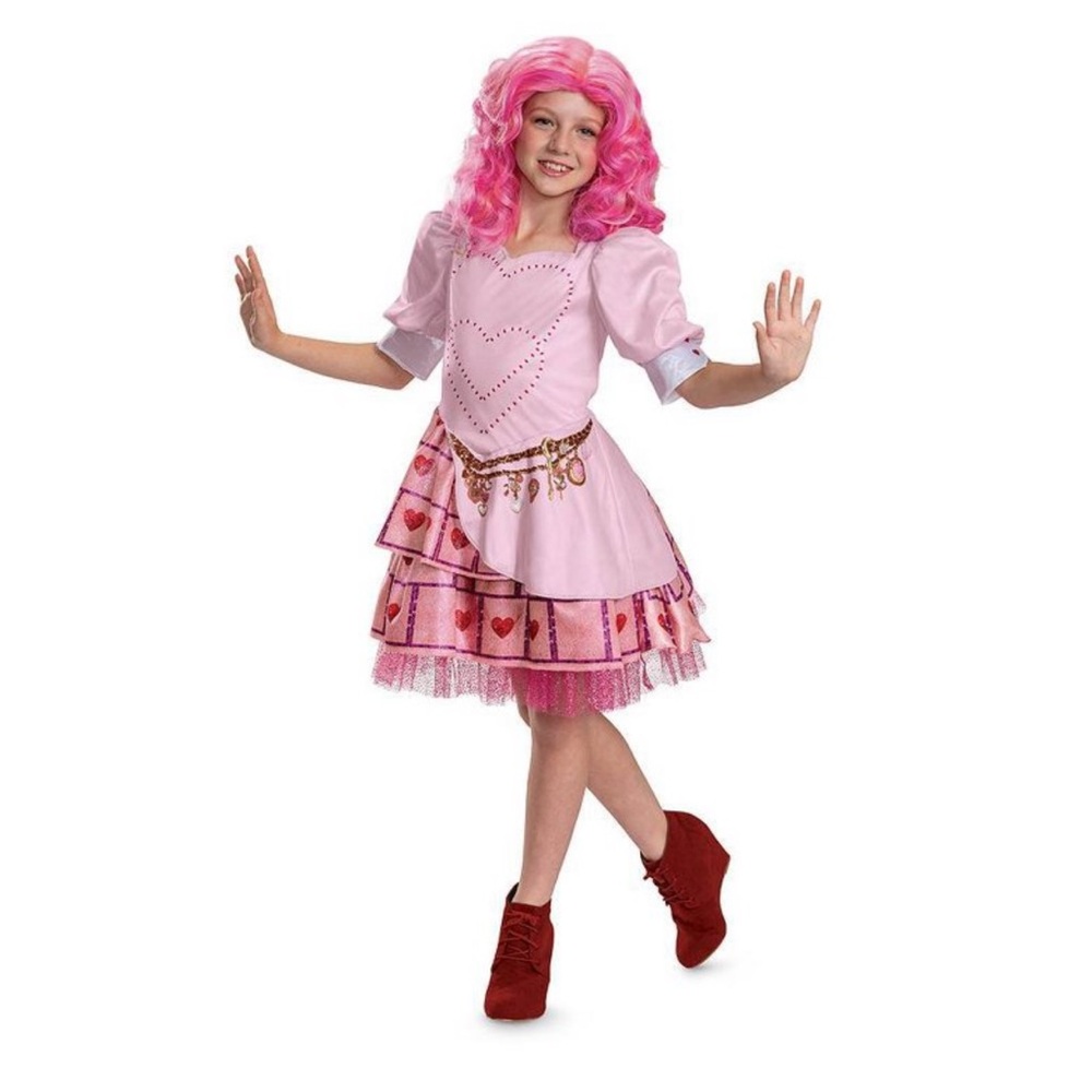 Disney Descendants Bridget costume dress NEW M 7-8 Rise of Red Queen of Hearts